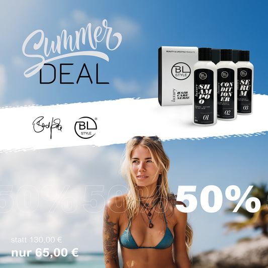 Summer Deal: BL-STYLE Luxus-Haarpflege-Set (4-teilig inkl. Geschenkbox)- inkl. Luxury serum for FREE !
